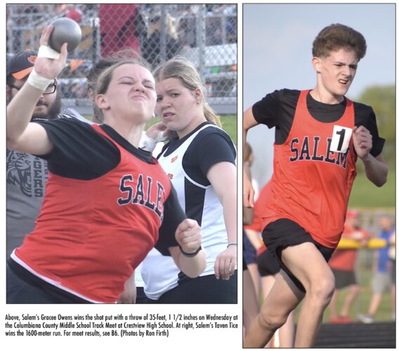 41st COLUMBIANA COUNTY MIDDLE SCHOOL TRACK MEET